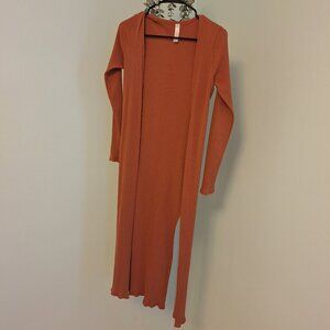 Womens slit cardigan